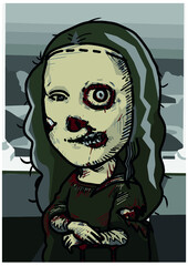 What if Mona Lisa is a zombie vector art