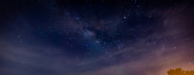Obraz na płótnie Canvas milky way , night stars for background, stars in the night sky.