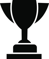 Trophy vector icon. The iconic symbol is an award in the finals.eps