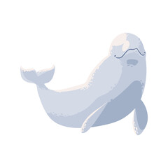 beluga whale icon