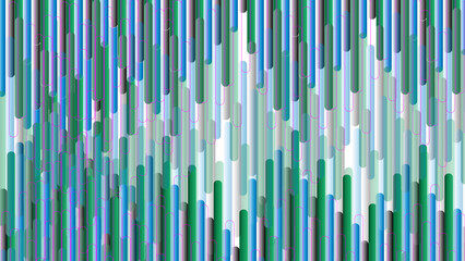 Abstract Image. The illustrations and clipart. A gradient green color of rounded rectangle in abstract rectangle line.