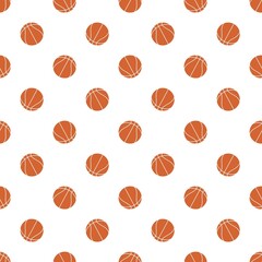 Basketball Seamless Pattern