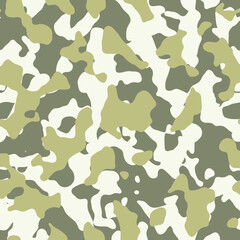 Camouflage vector pattern seamless sand print light spots for printing clothes, fabric.