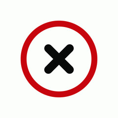 Stop Icon. Prohibition Vector Sign & Symbol.  