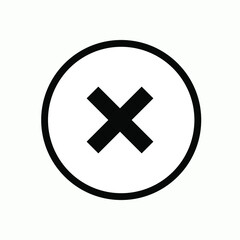 Stop Icon. Prohibition Vector Sign & Symbol.  