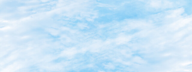 Brushed painted watercolor shades natural view of morning cloudy sky, Cloudy and clear summer seasonal view of blue sky with thick clouds and clouds cape.