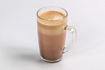 Hot sweet and tasty chocolate drink