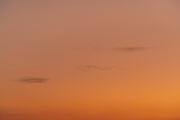 明け方の空のグラデーション
