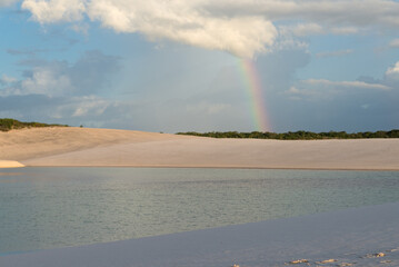 Lençóis Maranhenses National Park in Maranhão state in northeastern Brazil.