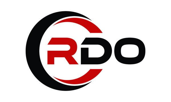 RDO three letter swoosh logo design vector template | monogram logo | abstract logo | wordmark logo | letter mark logo | business logo | brand logo | flat logo | minimalist logo | text | word | symbol