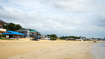 福間海岸 かがみの海 風景