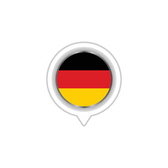 Germany flag emblem vector design