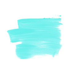 Ice blue watercolor brush stroke abstract art paint background. Aqua beach dream poster.