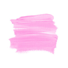 Pink brush stroke art paint background isolated. Perfect watercolor design for logo, headline and sale banner. 