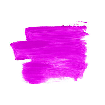 Logo brush paint texture acrylic abstract over white isolated background. Perfect design for headline, logo and sale banner.