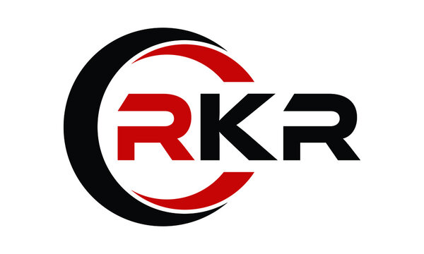 RKR three letter swoosh logo design vector template | monogram logo | abstract logo | wordmark logo | letter mark logo | business logo | brand logo | flat logo | minimalist logo | text | word | symbol