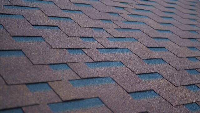 Roof tiles are bituminous tiles. beautiful, aesthetic and very durable roofing