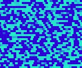 blue green pixel background 