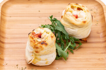 Chocolate breakfast cereal texture. Cereal balls as background. Chocolate corn balls.