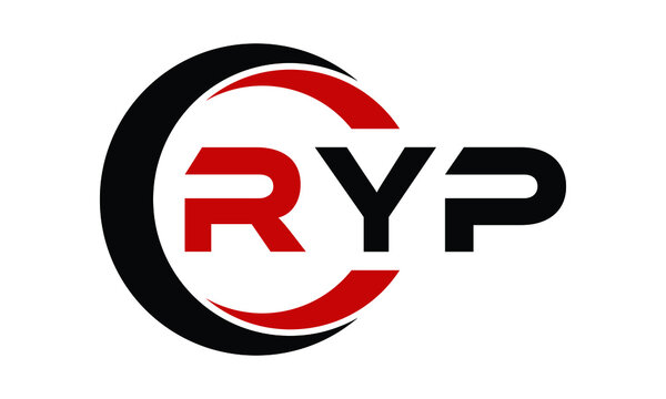 RYP three letter swoosh logo design vector template | monogram logo | abstract logo | wordmark logo | letter mark logo | business logo | brand logo | flat logo | minimalist logo | text | word | symbol