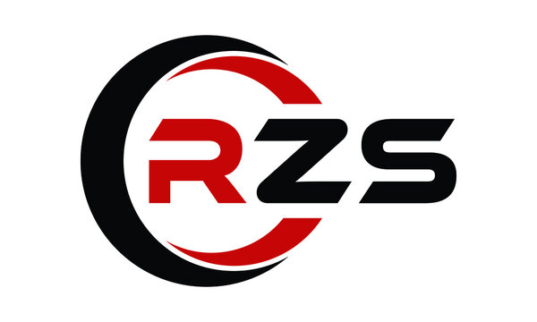 RZS three letter swoosh logo design vector template | monogram logo | abstract logo | wordmark logo | letter mark logo | business logo | brand logo | flat logo | minimalist logo | text | word | symbol