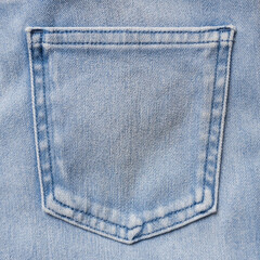Denim jeans plain back pocket copy space design template