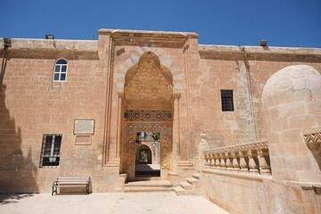 the ancient city of mardin, entrance gate of Latifi Mosque in ancient Mardin. Turkey