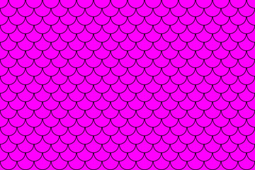Fuchsia fish scales or mermaid scales pattern background. © Thaimage