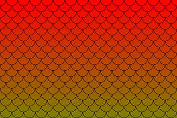 Colorful fish scales or mermaid scales pattern background. © Thaimage