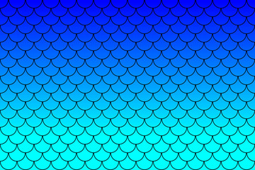 Colorful fish scales or mermaid scales pattern background. © Thaimage