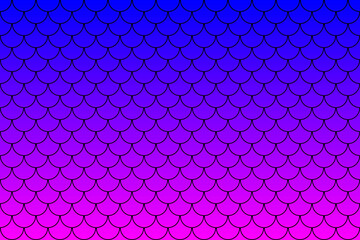 Colorful fish scales or mermaid scales pattern background. © Thaimage