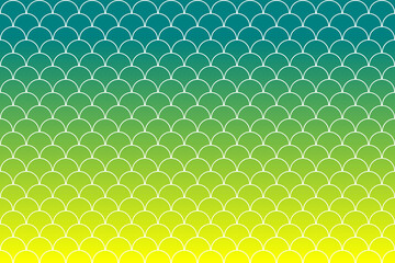 Colorful fish scales or mermaid scales pattern background. © Thaimage