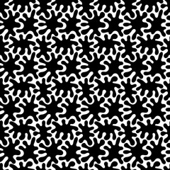 Seamless pattern, abstract shapes. Vector geometric background.