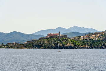 Portoferraio, Festung, Forte Stella, Forte Falcone, Leuchtturm, Altstadt, Hafen, Insel, Elba,...