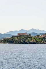 Portoferraio, Festung, Forte Stella, Forte Falcone, Leuchtturm, Altstadt, Hafen, Insel, Elba,...