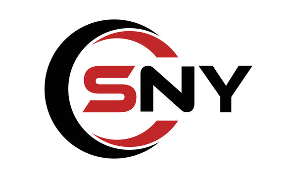 SNY three letter swoosh logo design vector template | monogram logo | abstract logo | wordmark logo | letter mark logo | business logo | brand logo | flat logo | minimalist logo | text | word | symbol