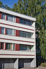 70's design residential apartment building, Finland