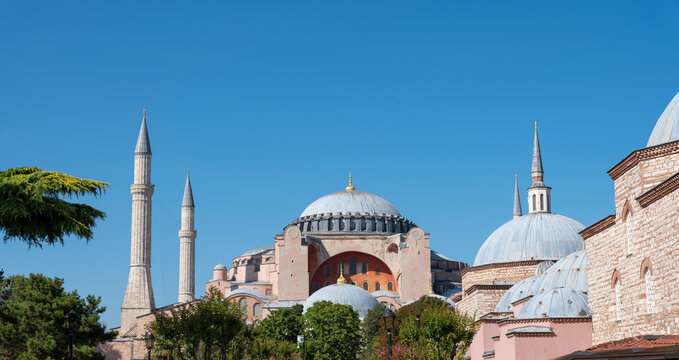 Hagia Sophia mosque, front view