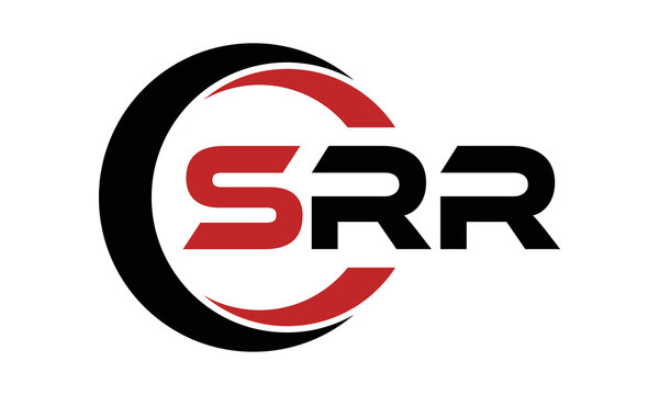 SRR three letter swoosh logo design vector template | monogram logo | abstract logo | wordmark logo | letter mark logo | business logo | brand logo | flat logo | minimalist logo | text | word | symbol