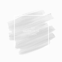 Art brush stroke watercolor paint abstract background design illustration vector over square frame. Perfect watercolor design for headline, logo and sale banner. 