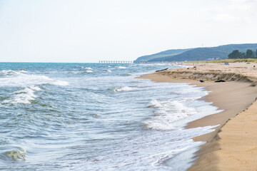 Seascape from the town of Byala, Bulgaria