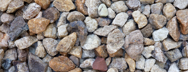 background of semi-precious stones and pebbles