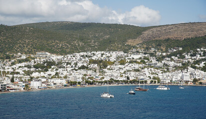 View of Bodrum Town in Turkey