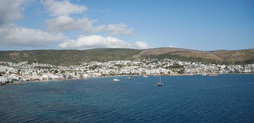View of Bodrum Town in Turkey