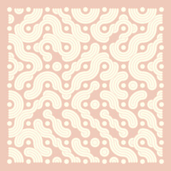 Fototapeta premium Color truchet tiling connections illustration