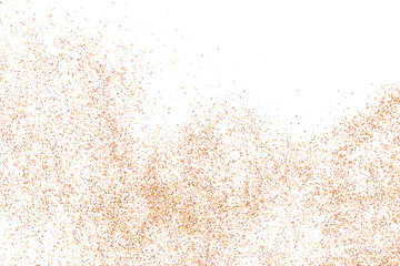 Obraz na płótnie Canvas Abstract Sand Explosion Isolated On White Background. Design Element. Digitally Generated Image. Vector Illustration, Eps 10.