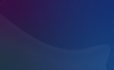 Blue and purple background with abstract lines going around