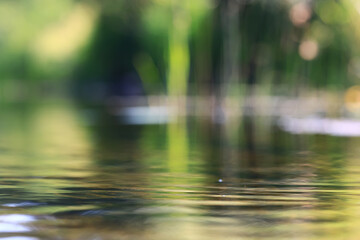Obraz na płótnie Canvas water green eco background abstract