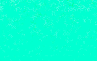 Light Green vector texture with artificial intelligence concept.