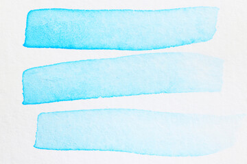 blue brush strokes watercolor abstract background